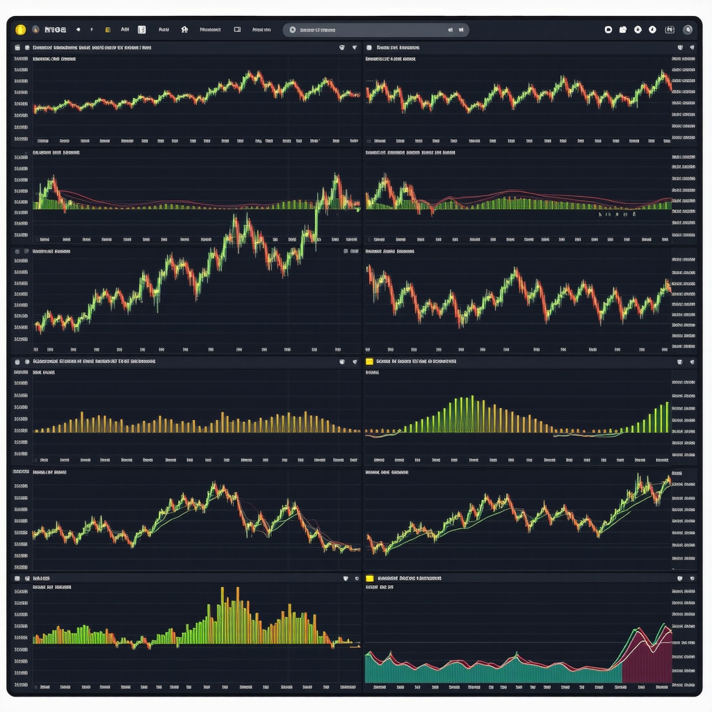 Digital dashboard showing AI-driven forecasts and alternative data analysis for gold futures