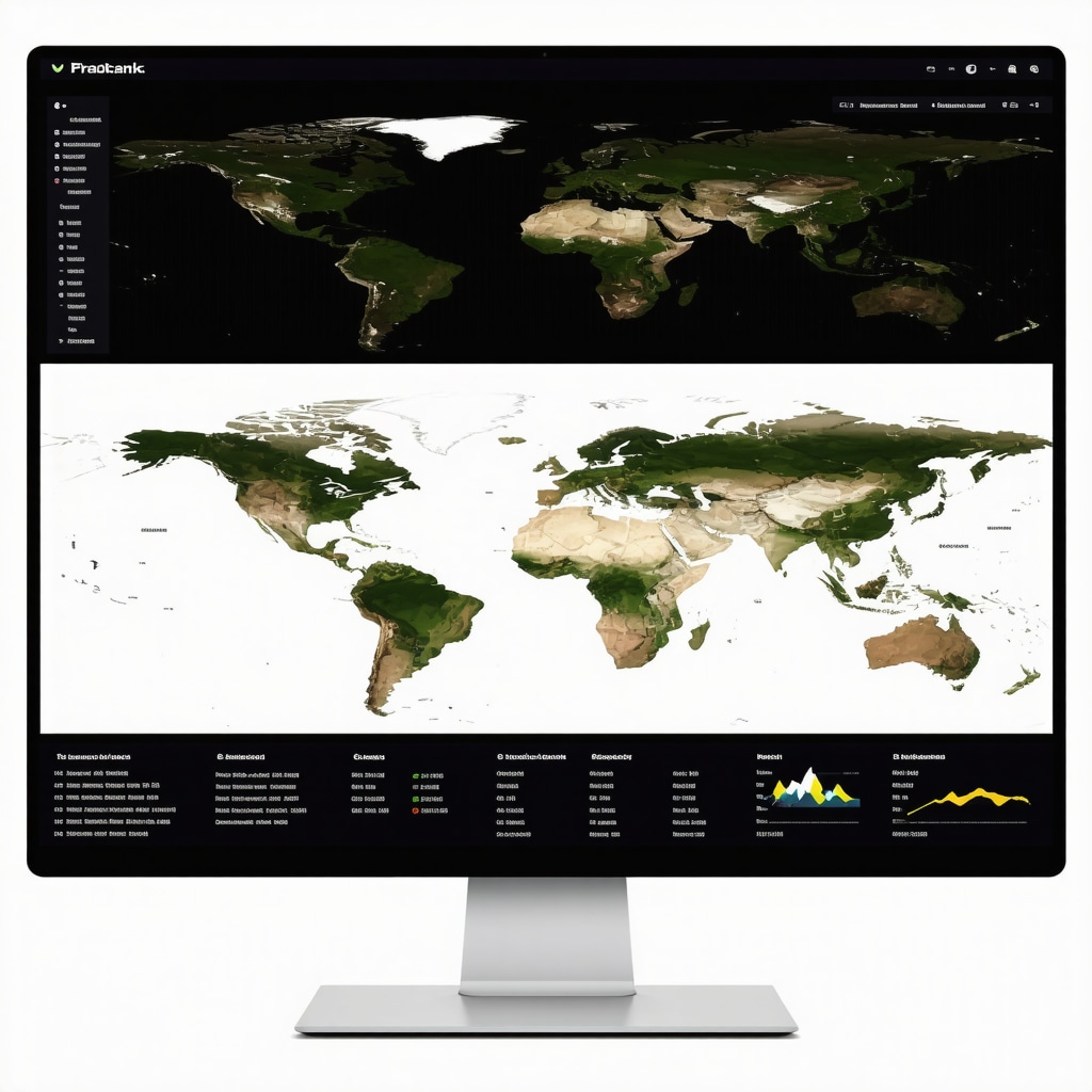 Advanced data analytics dashboard showing central bank gold reserve trends and AI predictions