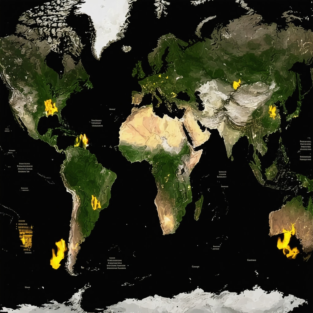World map showing emerging markets with gold demand growth indicators