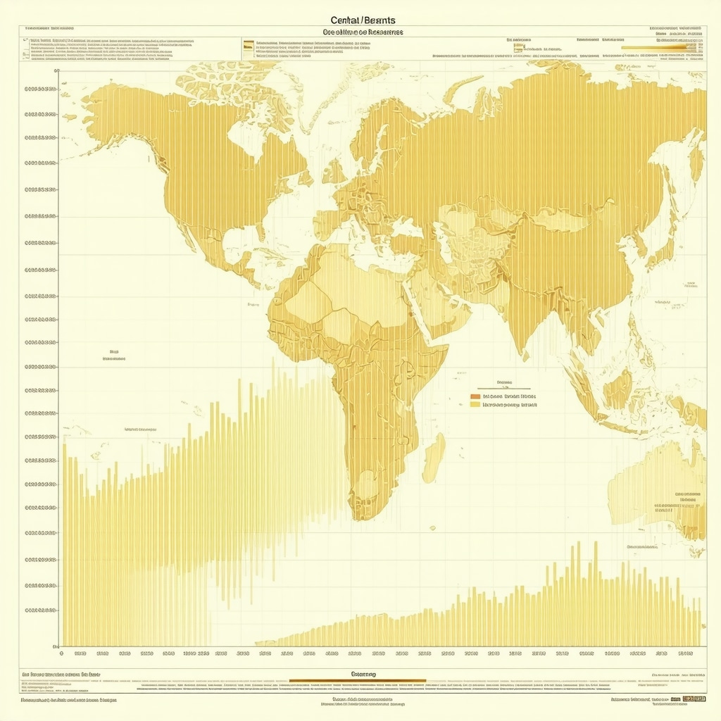 Chart showing central bank gold reserves alongside monetary policy indicators and investor sentiment trends
