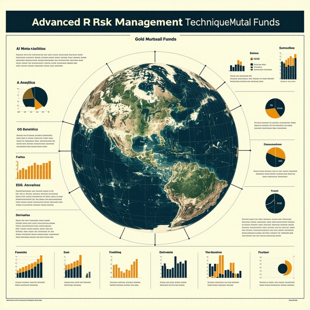 Infographic illustrating advanced strategies and analytics used in gold mutual funds