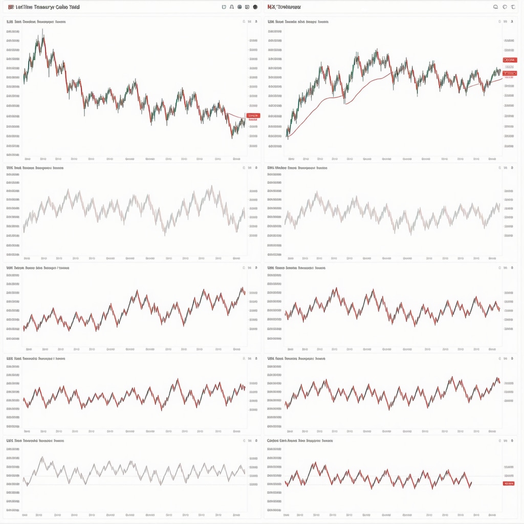 Real-time gold price charts and financial indicators dashboard