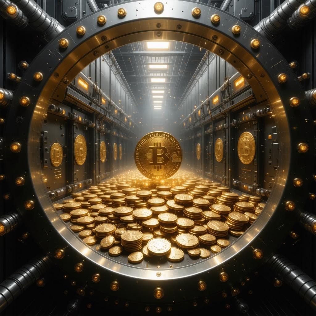 Secure gold coin storage integrating IoT monitoring and blockchain verification