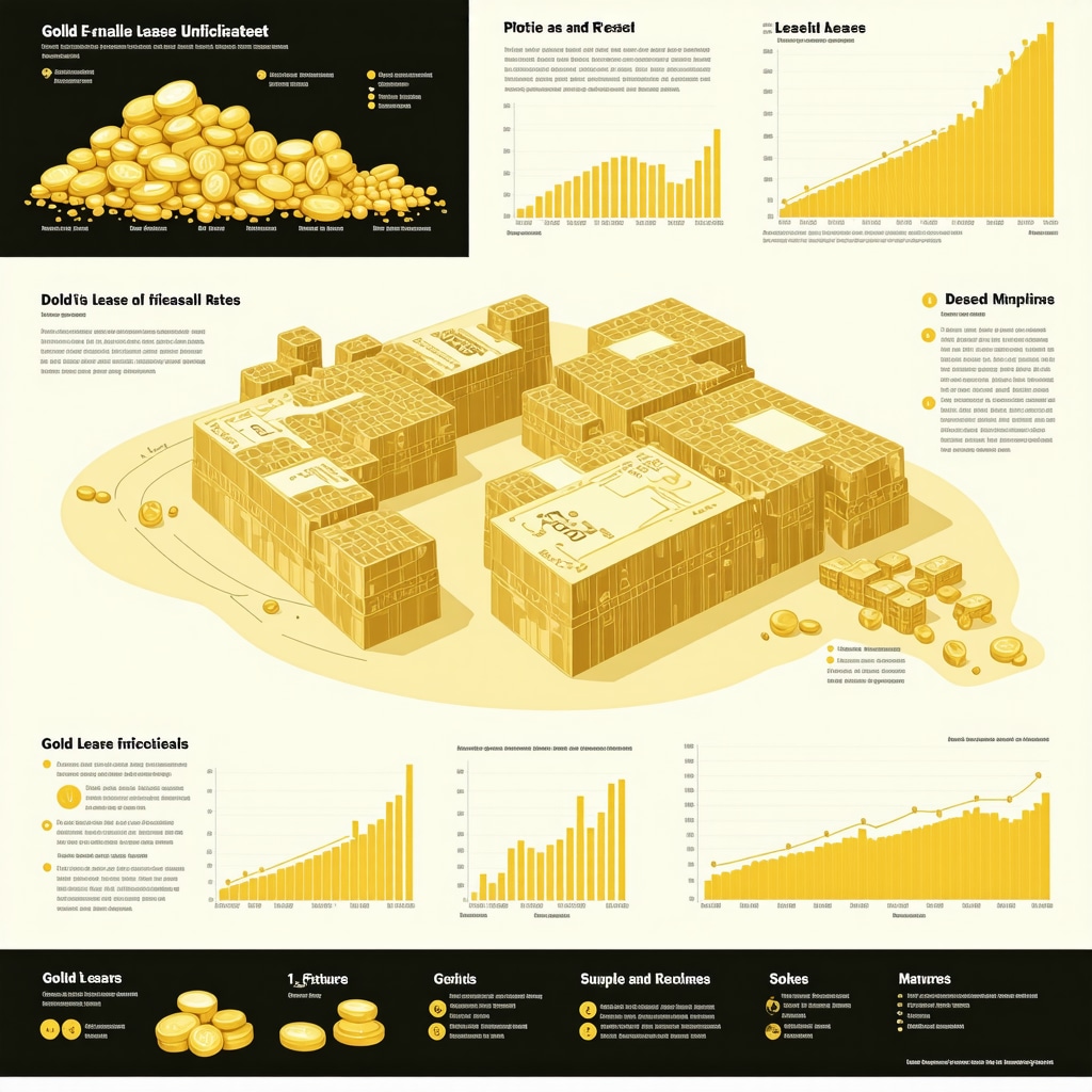 An infographic showing gold's physical and financial aspects, market indicators, and environmental supply constraints