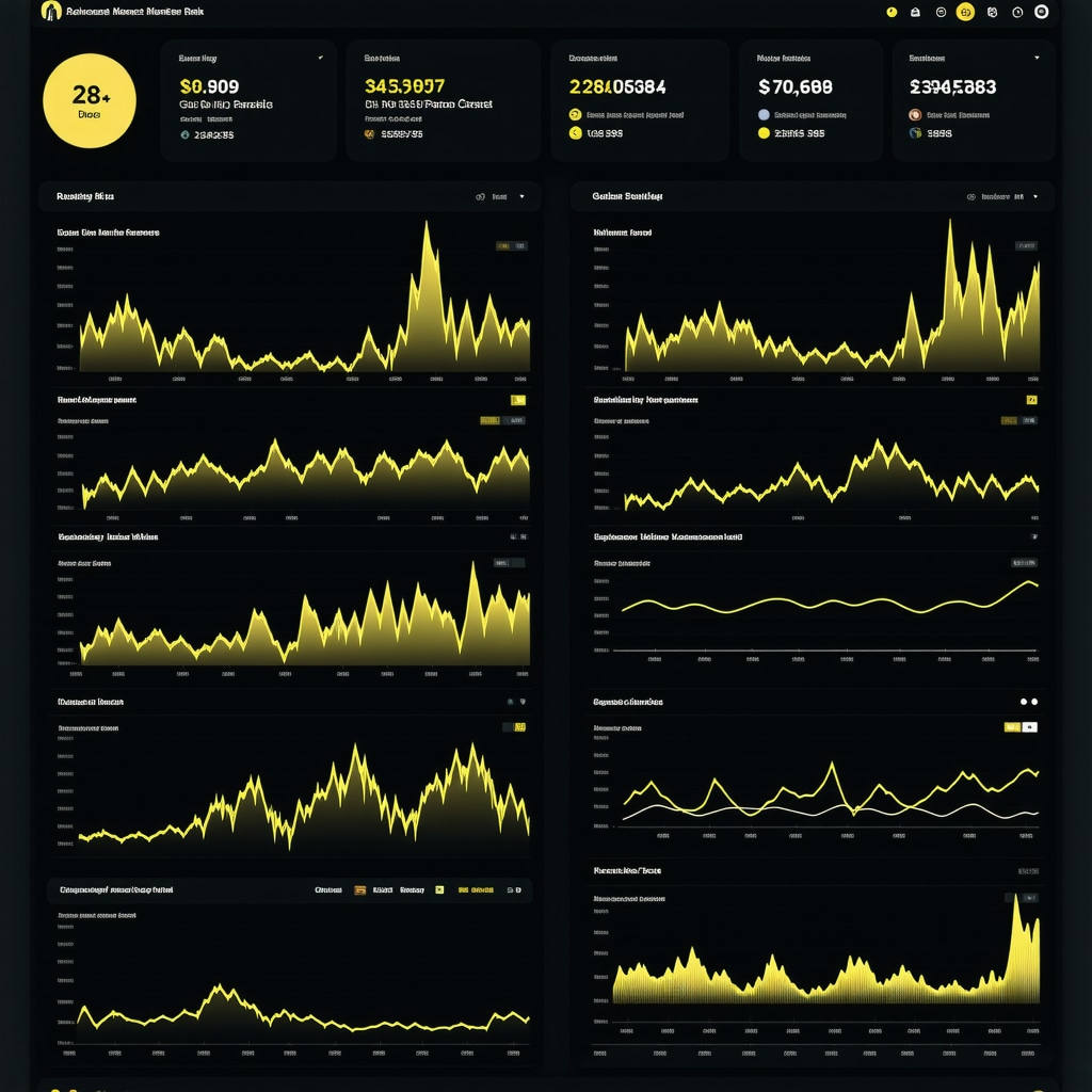 Screenshot of AI analytics dashboard showing gold price predictions, macroeconomic data, and geopolitical risk indicators