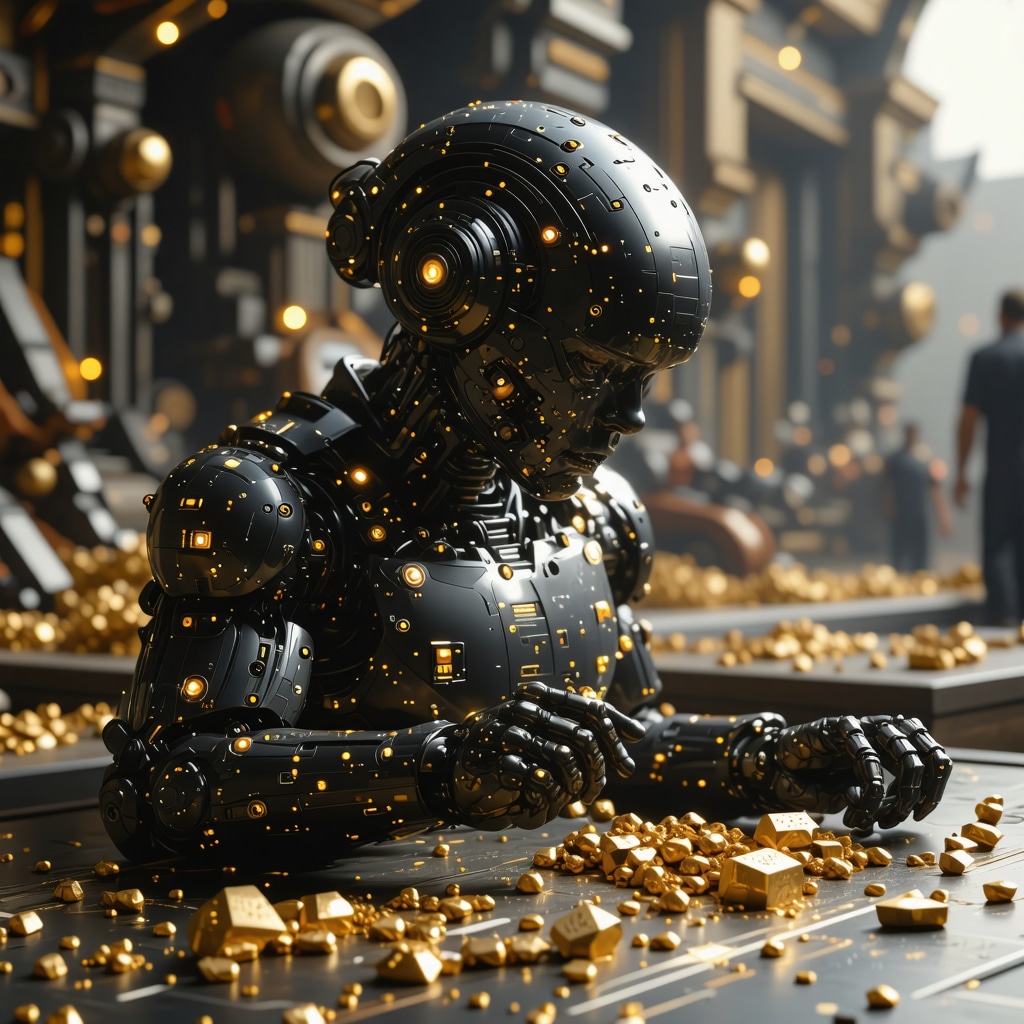 Graphical representation of AI-driven gold market prediction models