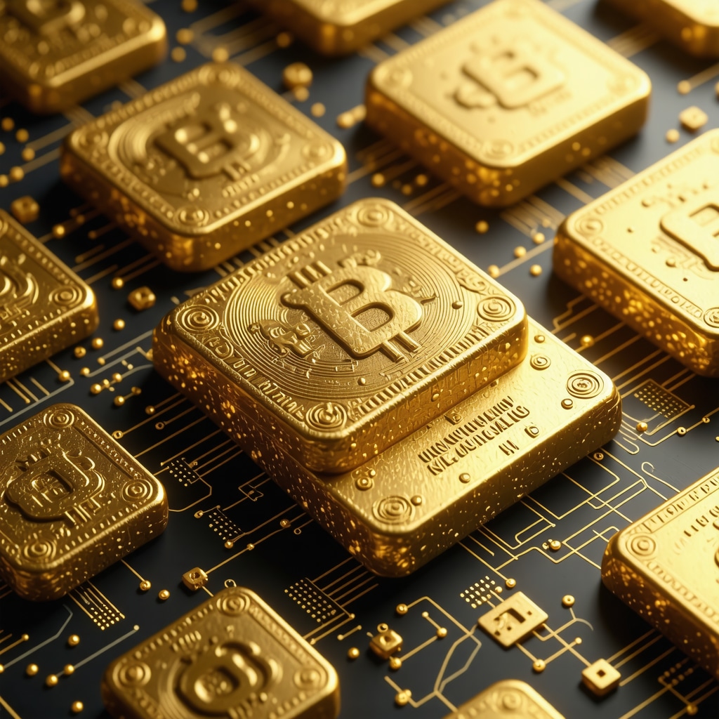 Futuristic digital gold trading with blockchain and diverse investors