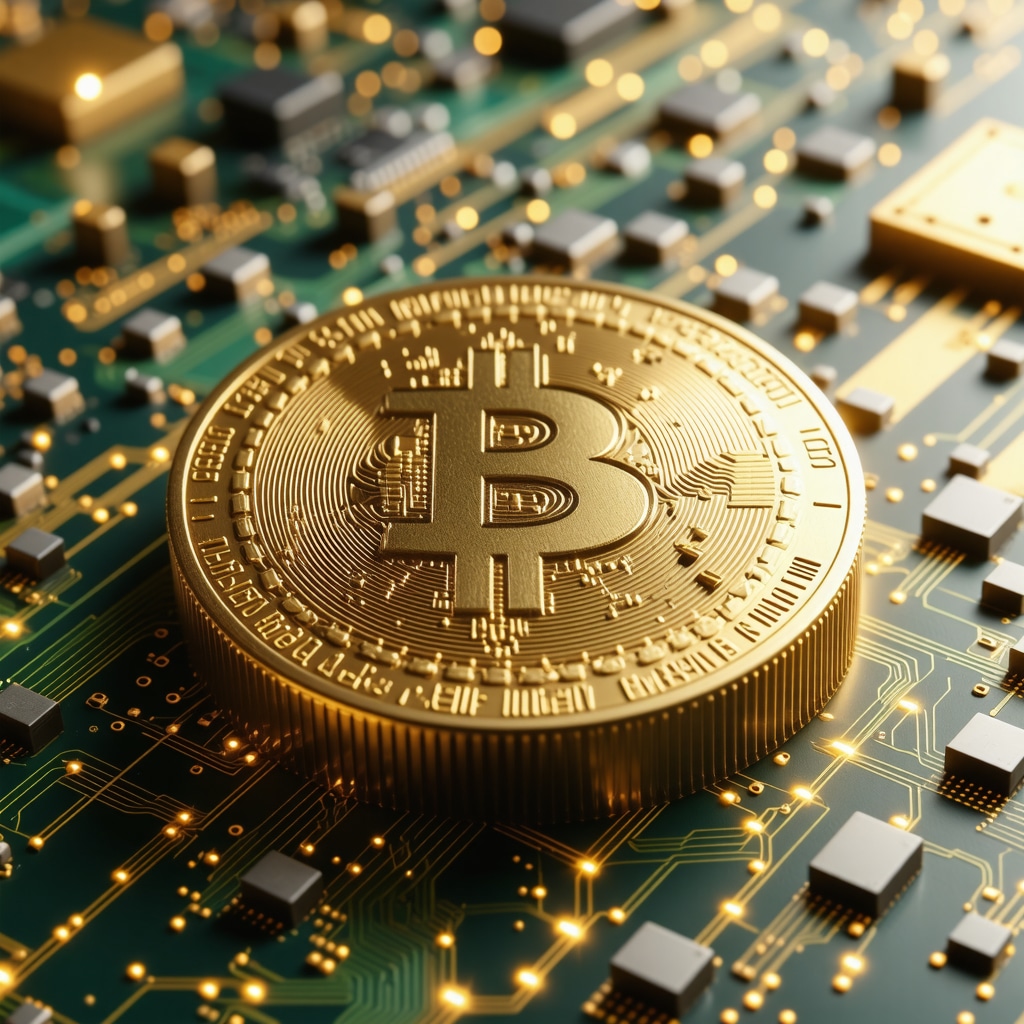 Digital gold tokens backed by blockchain technology representing future of gold investments