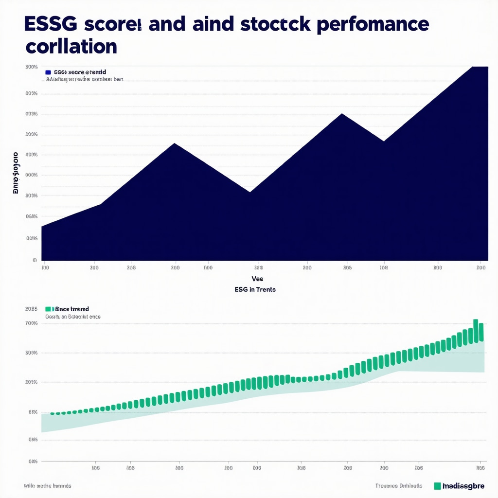 Graph showing ESG scores and stock performance of gold miners in 2025.