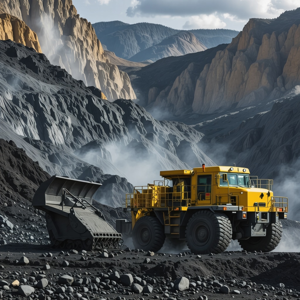 Eco-conscious gold mining operation with sustainable practices