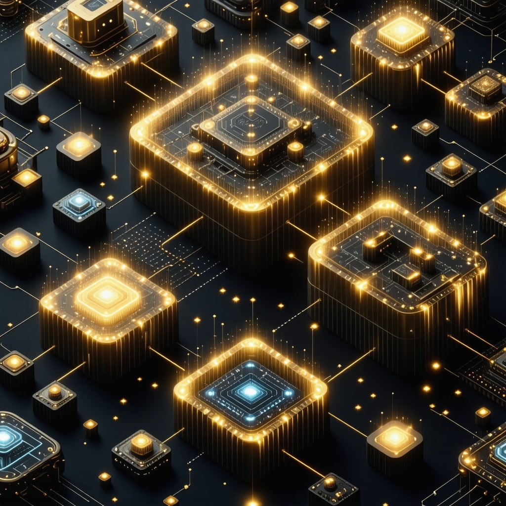 Modern gold supply chain featuring blockchain, eco-friendly mining, and digital transparency.