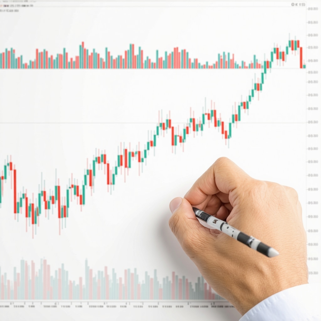 Analyst reviewing gold market trends with charts and data