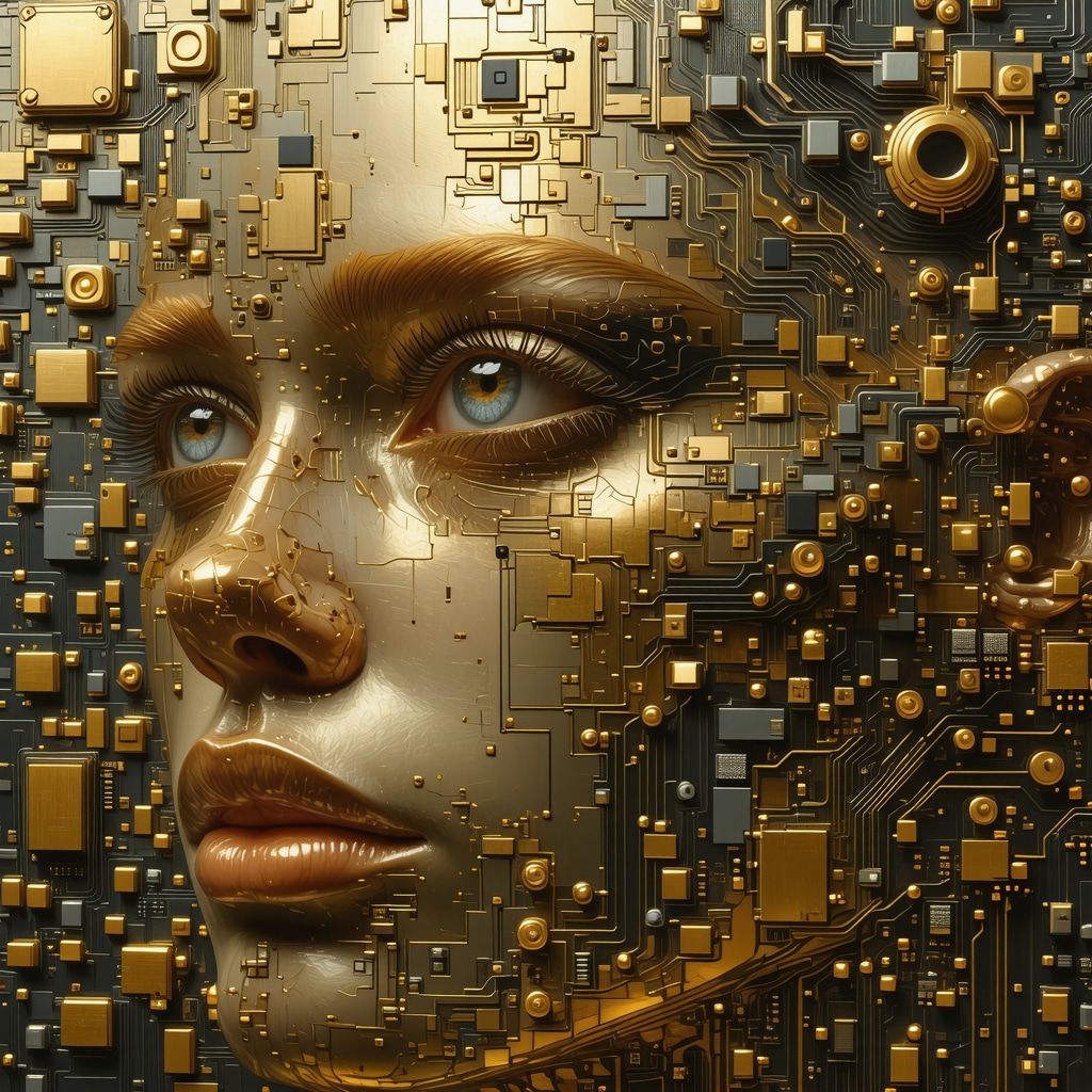Gold used in electronics, aerospace, and medical devices representing technological innovation in 2025