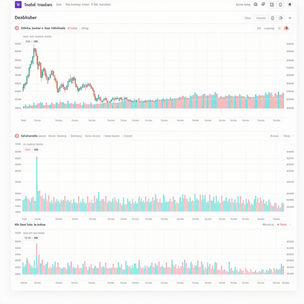 Close-up of a sophisticated gold trading analytics dashboard showing real-time market data and predictive models