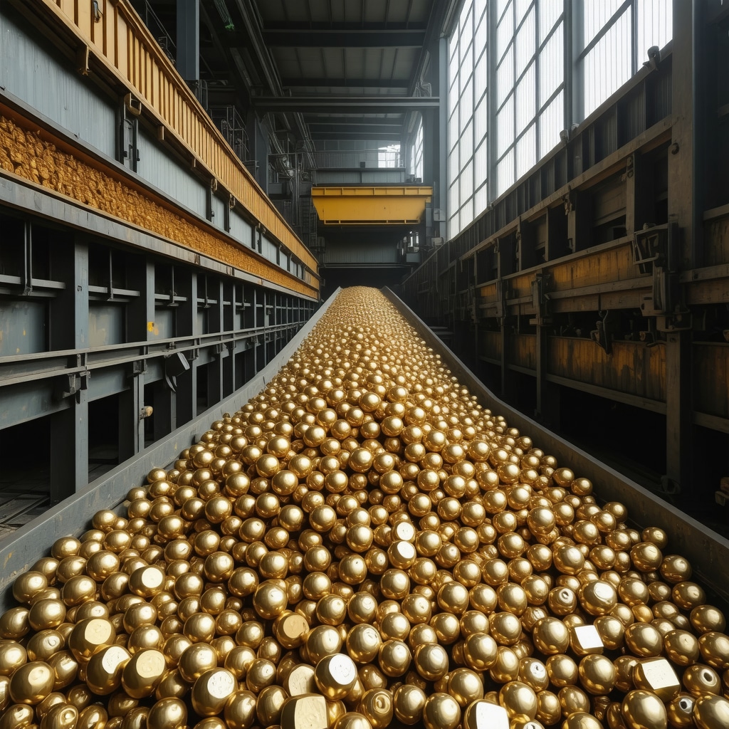 Advanced gold recycling facility utilizing sustainable methods and electronic waste processing