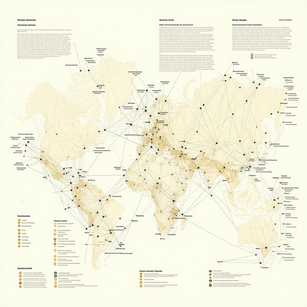 Diagram illustrating complex intermarket relationships affecting gold prices in 2025