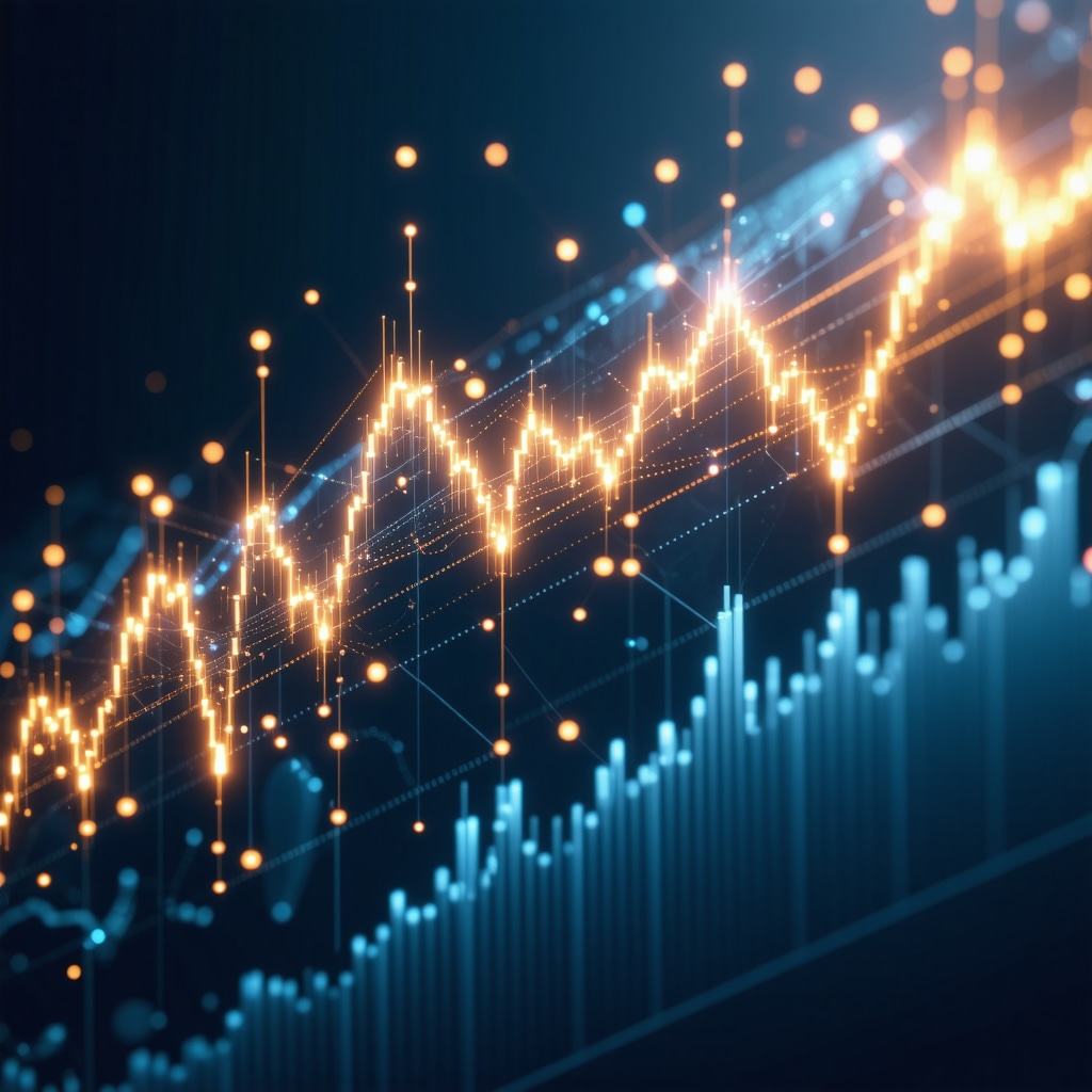 Graphical representation of machine learning predictions for gold prices using data analysis