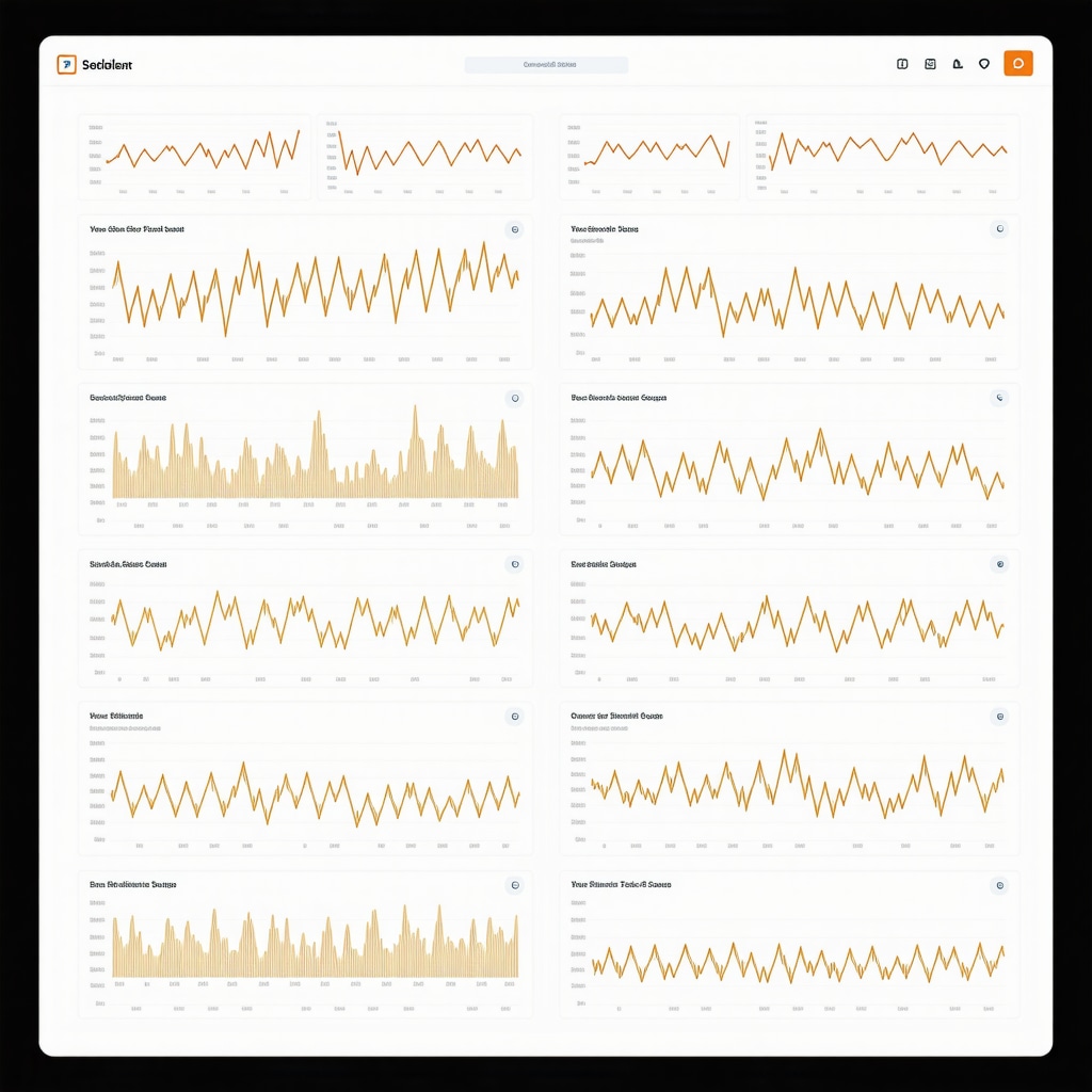 Financial dashboard showing macroeconomic indicators and gold price trends with AI analysis