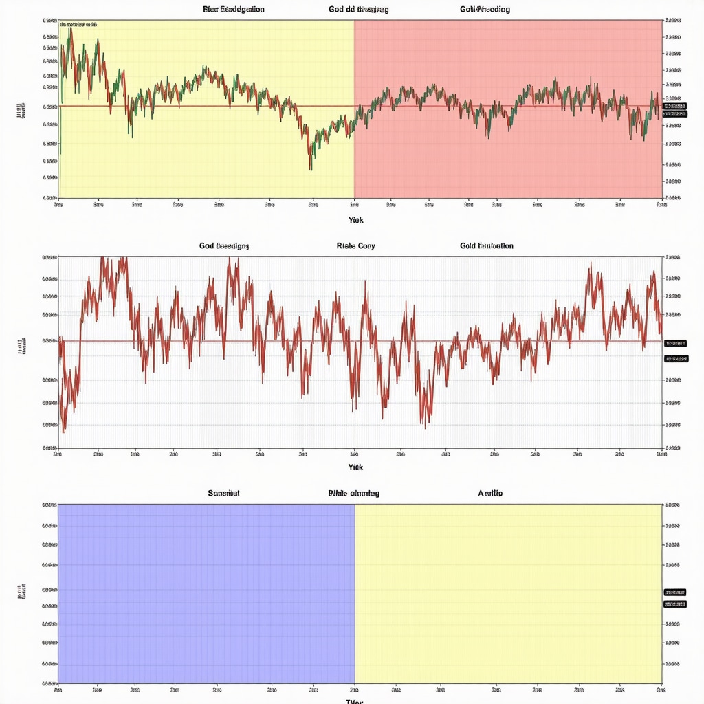 Visualization of Monte Carlo simulation modeling risk distribution in gold hedging