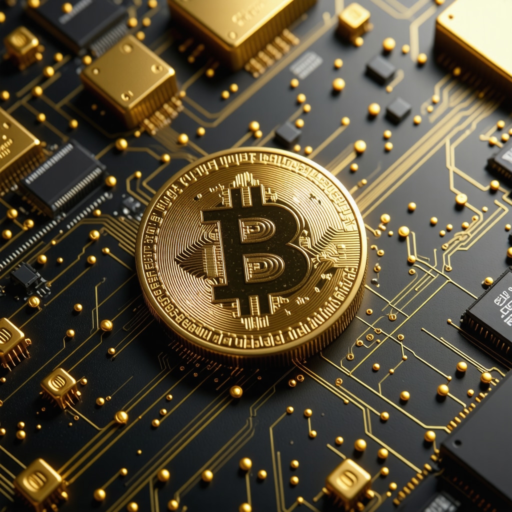 Digital gold stored securely on a blockchain platform