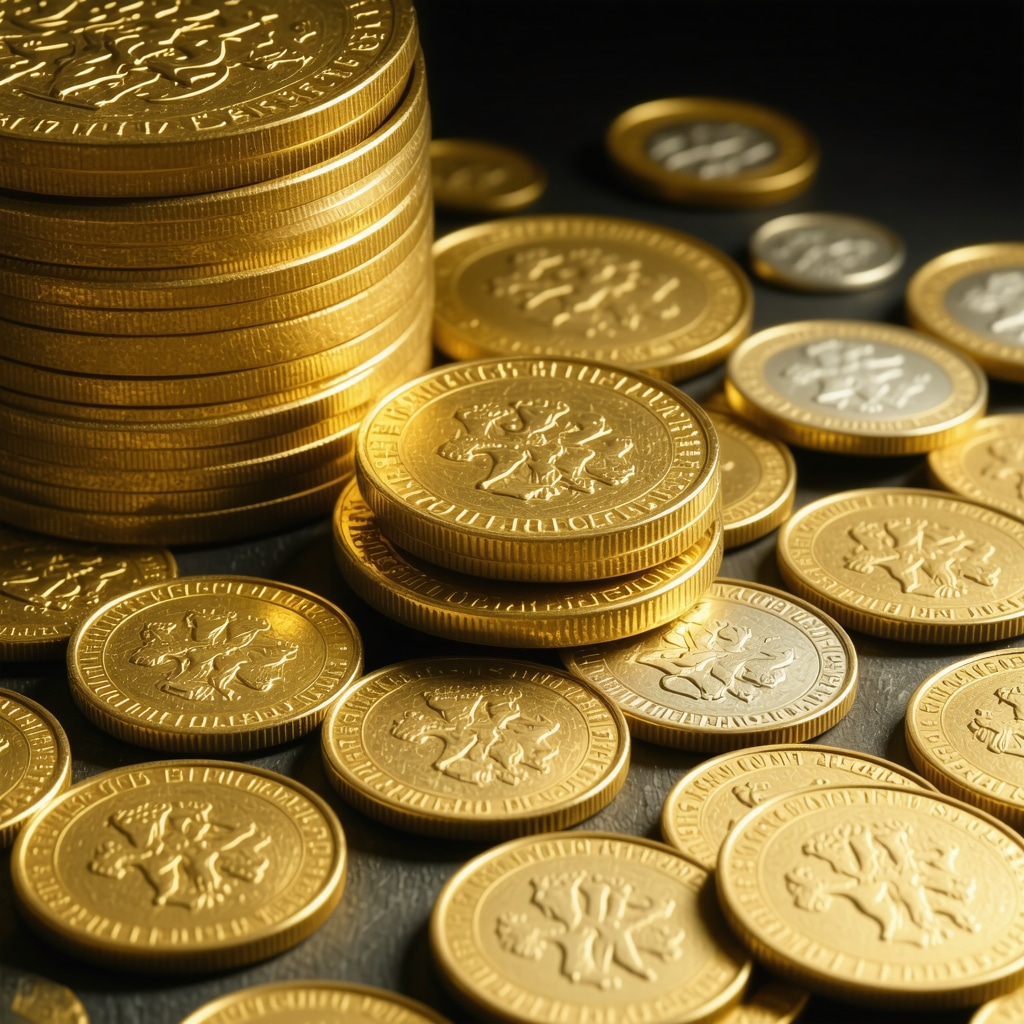 Spectral analysis equipment used to verify genuine gold coins