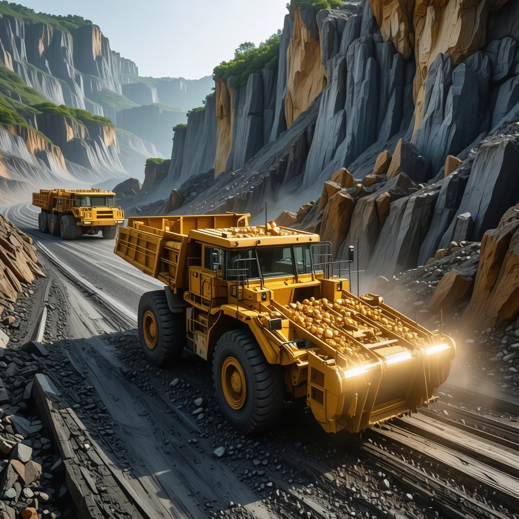Eco-friendly gold mining operation utilizing renewable energy technologies