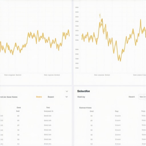 Sophisticated AI visualization of multi-factor models predicting gold prices in 2025