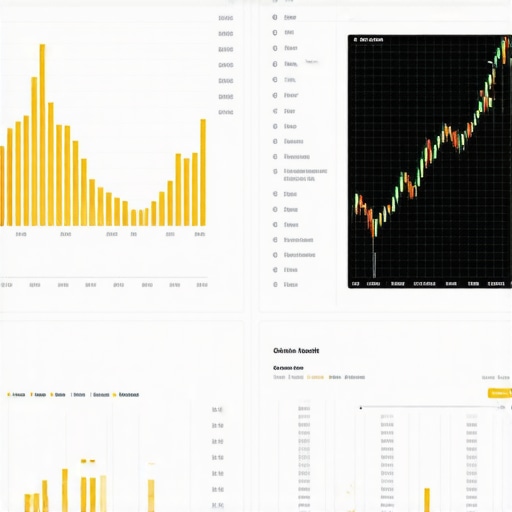 Futuristic digital gold trading interface with global analytics
