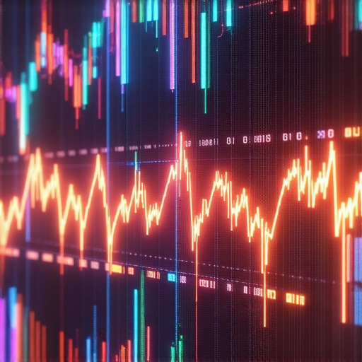 Futuristic interface with gold market data and AI predictions.