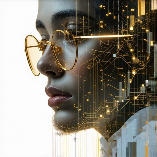 Artificial intelligence analyzing gold market trends with data charts