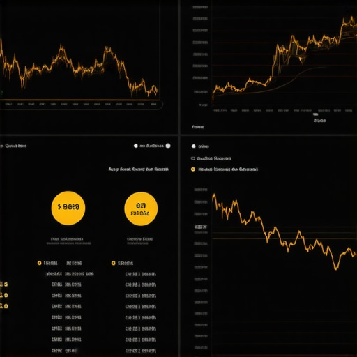 Gold trading dashboard displaying sentiment scores, macroeconomic indicators, and predictive signals