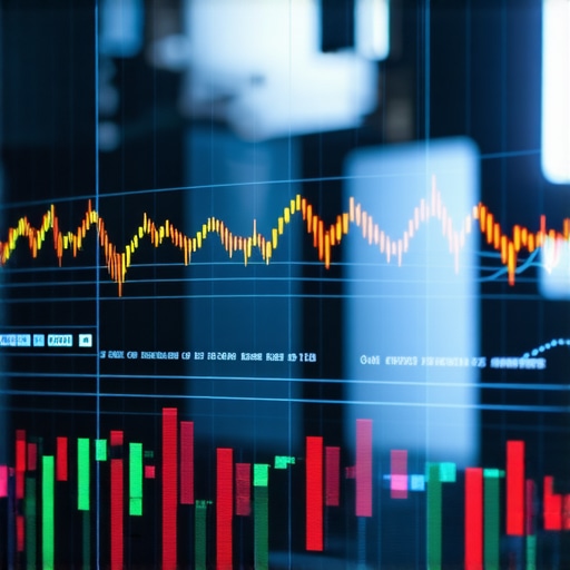Futuristic digital interface displaying gold price forecasts and data analytics