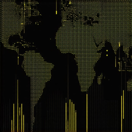 Futuristic digital gold trading platform with blockchain and AI analytics