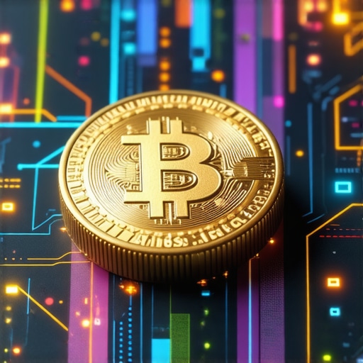 Futuristic blockchain-based gold tokens and digital trading platform
