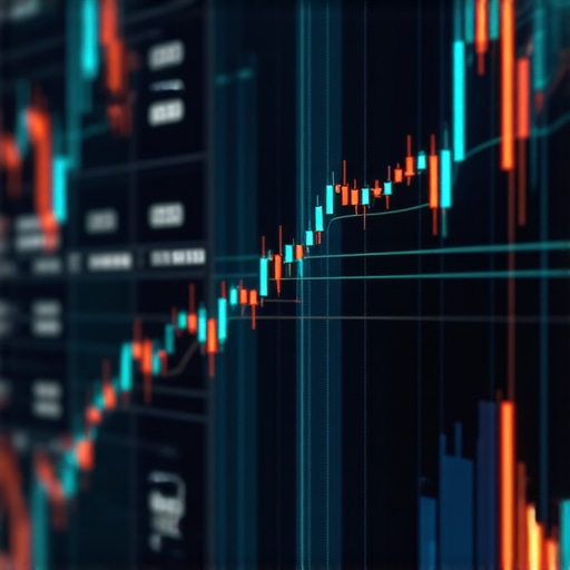 Futuristic digital gold trading platform with blockchain and data analytics