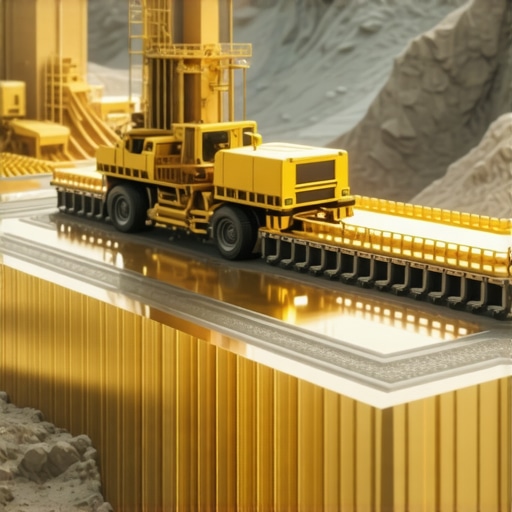 Advanced gold mining facility utilizing digital twin and blockchain technology for transparency and efficiency