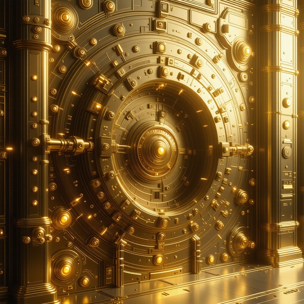 Advanced biometric and blockchain-based gold vault security system