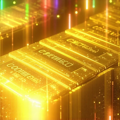 A high-tech digital gold trading interface showcasing blockchain and secure transaction features