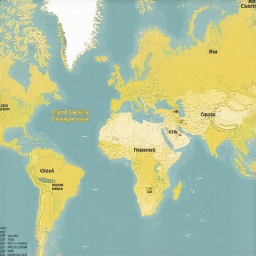 Map showing central banks accumulating gold reserves amid geopolitical tensions.