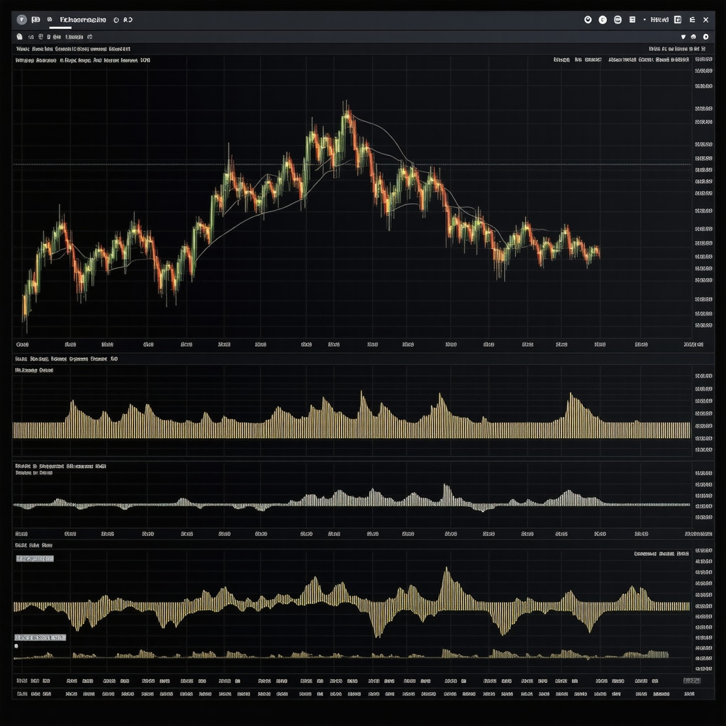A detailed financial dashboard with gold price charts, trading algorithms, and macroeconomic data analysis