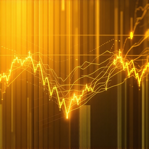 Visual graph depicting correlations between gold prices, currency movements, and inflation rates in 2025.