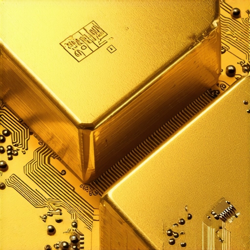 Gold integrated into high-tech electronic and renewable energy components.