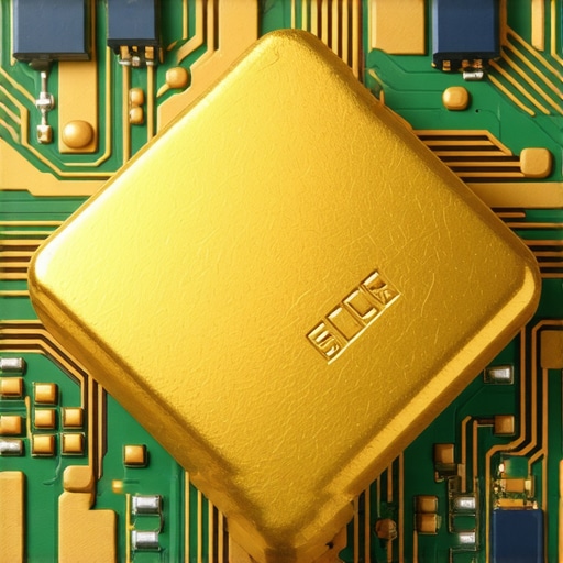 Gold used in electronics and renewable energy technologies