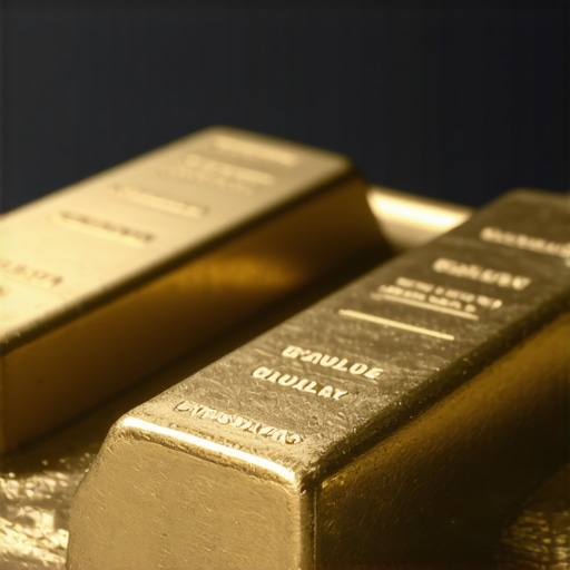 Advanced blockchain and IoT security systems safeguarding gold assets in vaults