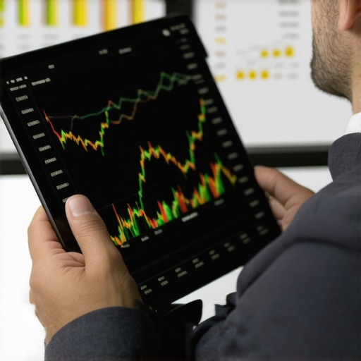 Financial analyst reviewing macroeconomic indicators and gold price charts.