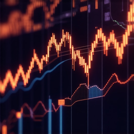 AI-Enhanced Gold Price Forecast Chart Futuristic digital chart depicting gold price trends with AI analysis overlays