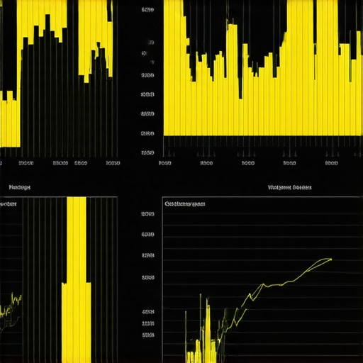 Screenshot of a sophisticated AI-powered data analytics dashboard tracking gold prices and market indicators
