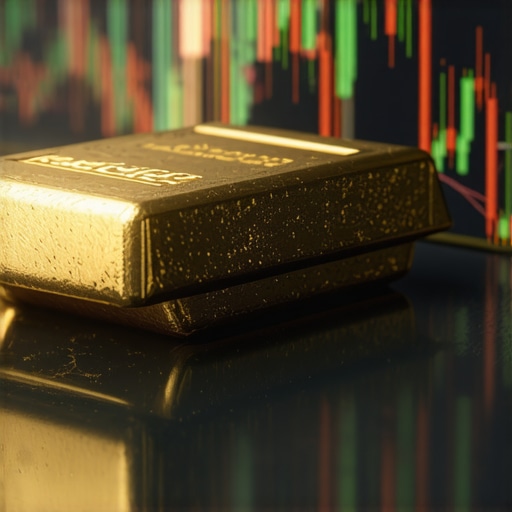 Gold trading chart showing technical analysis tools and economic indicators for 2025