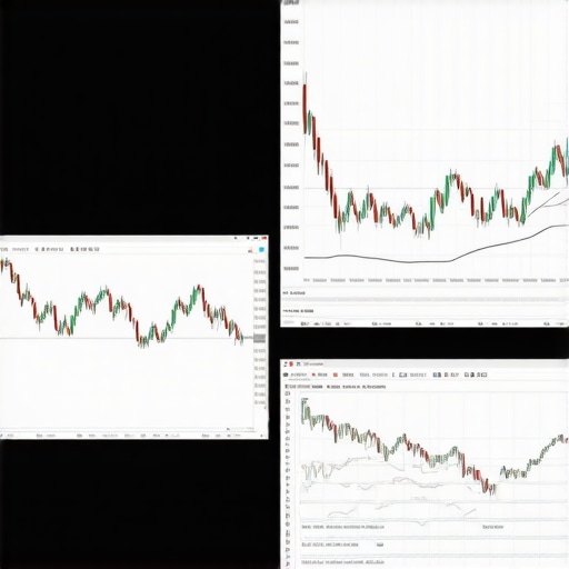 Trader analyzing gold market charts on multiple screens for 2025