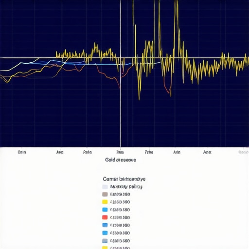 Graph showing trends in central bank gold reserves and their relation to monetary policies in 2025